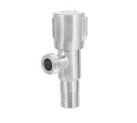 SHINEOFI 1pezzi Valvole Arresto Angolari in Acciaio Inox Valvole Intercettazione Acqua Per Doccia Adatte Per Acqua Calda Fredda Per Bagno Wc e Balcone