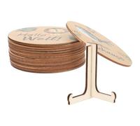 SHINEOFI 1set Carte Mensili in Legno per Supporto Segni di Crescita e Annuncio Personalizzato Accessorio Fotografico per Ricordi Primi Periodi