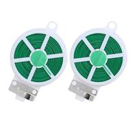 SHINEOFI 2 Filo per Legare Piante in PVC e Ferro Flessibile e Resistente con Taglierina Integrata Legatura per Viti Arbusti e Fiori in Giardino Uso Tutto L'Anno