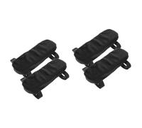 SHINEOFI 2 Paia Cuscino del Bracciolo della Sedia Cuscino del Sedile Rinfrescante Coprisedie con Braccioli Manica Copribraccioli per Poltrona Booster Elastici Gomito Auto Black Addominali