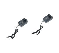 SHINEOFI 2 Pezzi Alimentatore con Adattatorper Dispositivi Elettronici Design Portatile per Uso Domestico e Viaggio Nero Materiale