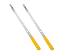 SHINEOFI 2 Pezzi Barra per Sistemazione Scaffali in Acciaio Inox per | Leggera e Resistente All'usura, Adatta a Freezer e Espositori, Colore Argento per Scaffalatura Negozio