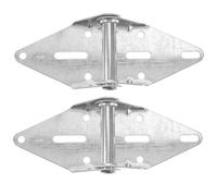SHINEOFI 2 pezzi Cerniere per Porta Garage Resistenti con Molla Spessa e Superficie Liscia Antigraffio Montaggio Facile Senza Fissaggi Compatibili con Maggiori Marche Porte Garage