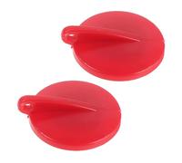 SHINEOFI 2 Pezzi Chiave di Sicurezza Magnetica per Tapis Rossa in Plastica, Pulsante Rotondo Funzione di Arresto di Emergenza, Accessorio Sostitutivo per Installazione DIY ed Esercizio
