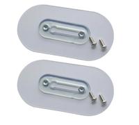 SHINEOFI 2 Pezzi Chiodo Vite Adesivo Trasparente Regolabile | Plastica e Lega, Adatto a Superfici Lisce e Piastrelle Ceramiche, per Casa e Appartamenti in Affitto