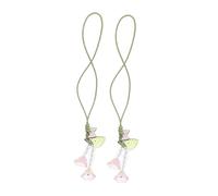 SHINEOFI 2 Pezzi Ciondolo per Smartphone con Cinghia Tracolla Design e Colorati Adatto per Decorare Telefono Chiavi e Portafogli Cinghia per Evitare Smarrimenti