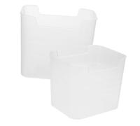 SHINEOFI 2 Pezzi Contenitore Porta Frigorifero Laterale Contenitori Salvaspazio Per Alimenti In Frigorifero Contenitori Salvaspazio Per Frigorifero Contenitori Trasparenti Per Alimenti In