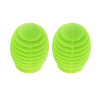 SHINEOFI 2 Pezzi Copri Bacchette per Batteria in Silicone Verde Chiaro, Riduzione Rumore e Protezione Estetica, per Pratica Indoor e Performance Esterne, Set