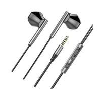 SHINEOFI 2 pezzi Cuffie Gaming In Ear con Microfono Cablato Compatibili per Smartphone Tablet Auricolari Stereo Bass Potenziato Nero