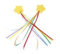 SHINEOFI 2 Pezzi Decorazione Installazione Auto e Gialla di Antenna per Stella Forma a Spugna Facile Design Creativo per Avventure All'aperto e Viaggi
