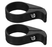 SHINEOFI 2 Pezzi Guida Catena Anti Caduta per Mountain Bike Pieghevole Nera | Plastica Nera, Stabilizzazione della Catena, Installazione Facile, per Bici da Montagna e Oggetto Catena