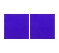 SHINEOFI 2 Pezzi Lastra Vetro Blu Cobalto 10x10 Cm per Test Fiamma Chimica, Filtro Laboratorio Chimico Scuole Superiori, Strumento Sperimentale Ottico per Didattica Scientifica