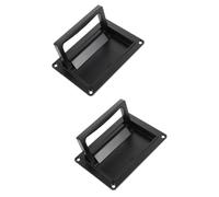 SHINEOFI 2 pezzi Maniglia Incassata per Porta Scorrevole Maniglia Scomparsa Pieghevole Resistente e Facile da Installare per Armadi e Cassette Attrezzi