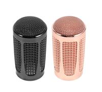 SHINEOFI 2 Pezzi Mesh Grille Metal Replacement Microphone Cover Wind Noise Reduction Shock Resistant Easy To Clean For Wired Handheld Mic Ktv Studio