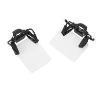 SHINEOFI 2 Pezzi Patch Regolabile per Occhiali da Tiro Clip in ABS, Leggera e Blocco Luce Potenziato, per Tiro Arco e Uso Sportivo