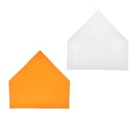 SHINEOFI 2 Pezzi Piastra Home Plate da Baseball Portatile Throw Down Baseball Base Tpe Antiscivolo Dimensioni Realistiche Arancia/bianco Allenamento di Battuta e Difesa per Allenatori