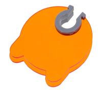 SHINEOFI 2 Pezzi Protezione UV per Lampada Unghie in Plastica Arancia a Forma di Orso, Blocco Luce Blu e Resistenza alla Deformazione per Uso in Salone e Casa