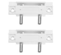 SHINEOFI 2 Pezzi Rilevamento Perdite Acciaio Inossidabile per Monitoraggio Liquido Compatibile con Sistemi Allerta per Case e Uffici Bianco