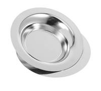 SHINEOFI 2 Pezzi Scaldacera in Acciaio Inossidabile Riscaldamento Uniforme e Design Elegante, Pentola Tonda per Fusione Cera, per Casa e Ufficio
