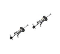 SHINEOFI 2 Pezzi Scriba Falegname Matite Carpentiere Lavorazione Del Legno Guida Di Marcatura Della Ruota Strumento Per Marcare Il Legno Grigio Chiaro Lega Di Alluminio