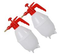 SHINEOFI 2 pezzi Spruzzatore Portatile Pressione Regolabile Nebulizzatore Manuale per Piante da Interno ed Esterno Rosso Flusso e Modalità Spray Personalizzabili per Giardinaggio e Pulizie