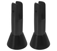 SHINEOFI 2 Pezzi Supporti Regolabili per Sanitari Bagno in Plastica Piedini Stabili e Resistenti per Partizioni Toilette da Facili da Installare e Anti-deformazione Accessori Funzionali