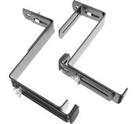 SHINEOFI 2 Pezzi Supporto Appendivasi da Balcone in Ferro Regolabile Ganci Resistenti per Fioriere Lanterna e Decorazioni da Esterno Portavasi Elegante per Piante Grandi Interni ed Esterni