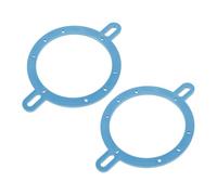 SHINEOFI 2 Pezzi Supporto per Altoparlante Auto in Plastica da 3,5 a 4 Pollici, Resistente per Modifiche Audio in Auto Migliorando la Scena Sonora