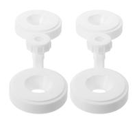 SHINEOFI 2 Pezzi Supporto per Imbuto Separatore in Plastica Bianco Design a Doppia Fessura Compatibile per Laboratori di Ricerca e Scuole