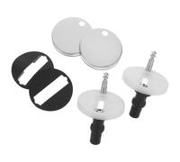 SHINEOFI 2 Pezzi Vite di Espansione in Metallo Argento per Copriwater Viti Nascoste, Facile Installazione Fai-da-te, Dimensioni 7,8x6x6 Cm, Ricambio per Bagno e Casa