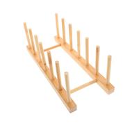 SHINEOFI 2 Pz Supporto per Bobina Dispenser per Fili da Cucito Macchina Kit tintura Cravatta Fili da Ricamo segare Braccialetto Porta Bobina Supporto per Filo Porta Bobine di Legno Beige