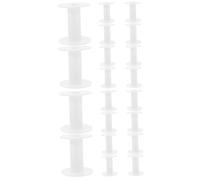 SHINEOFI 2 Set Bobina Infila Orlare Macchina Retrattile Tenuto Ago Filo Piccolo Handmade Zampirone Ricaricabile Sewing Machine Mini Bobine da Cucire Bobine Trasparenti Plastica 10 Pezzi*2