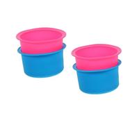 SHINEOFI 2 Set Crogiolo di Cera Siliconica Ricarica Gel Strisce di Cera per Si Scioglie Macchina Utensili Cleanseen Contenitori Ciotola in Silicone Accessorio Scaldacera 2 Pezzi*2