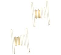 SHINEOFI 2 Set Decorazione Ferro per Catena Peso da Elegante e Resistente per Interni Moderni e Classici Completo con Catena Ganci Accessorio Pratico e Ufficio