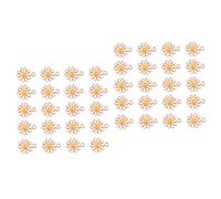 SHINEOFI 2 Set Di Ciondoli Per Gioielli A Forma Di Girasole Portachiavi in lega 100 Pezzi*2