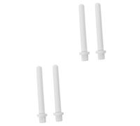 SHINEOFI 2 Set Fissatura del Filo della Macchina da Cucire Terzo Kit all'Uncinetto Porta Filo da Tavolo Doppio Frese Rotanti per Trapuntatura Fessura Regolabile Bianca Plastica 2 Pezzi*2