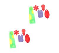 SHINEOFI 2 Set Infila Ago in Plastica Infila Ago per Cucire Filettatura Infila Ago Leggero Filo Filettatrice Tiretti con Coulisse per Cucire Infila per Maglieria Fai da Te 5 Pezzi*2
