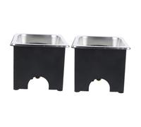 SHINEOFI 2 Set Lavabicchieri Tazza Commerciale Detergente Per Bottiglie Separare Inossidabile Sbarra Lavabicchiere Per Lavello Da Cucina Piccolo Portatile Bottiglia Gel Di Silice