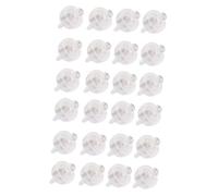 SHINEOFI 2 Set Luce A Sfera Incandescente Luce A Sfera Rotonda Numero Palloncino Luce A Palloncino Guidato Luci Per Mongolfiera Mini Sfere Rotonde Leggere Plastica Bianca 12 Pezzi*2