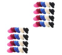 SHINEOFI 2 Set Piccolo Cappello Vestiti per Bambole Piccoli Cappelli da Festa per Animali Giocattolo Bambola Cappelli per Bambole per Artigianato Mini Calderone Colorful Stoffa 20 Pezzi*2