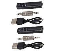 SHINEOFI 2 Set Ricevitore Audio Professionale Adattatore Wireless per Auto e Dispositivi Facile Usare e Compatibile con Cuffie e Altoparlanti