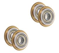 SHINEOFI 2 Set Ruota Portante Smusso della Piastrella da Taglio per Utensili Rotanti Mini Taglierino Ruota per Segnare Le Tessere Tagliapiastrelle Lega Golden 2 Pezzi*2
