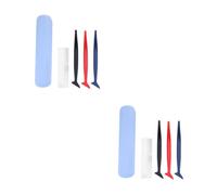 SHINEOFI 2 Set Set di Utensili per La Finitura dei Bordi Attrezzi Strumento di Riparazione A Punto Croce Strumento per Allineare Il Punto Croce Strumento Immagine Diamante 4 Pezzi*2