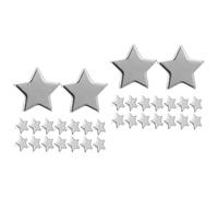 SHINEOFI 2 Set Spighe di Stelle A Cinque Punte Accessori Scuola Clip Fermacarte Decorativo Finitura Mestieri Che Fanno Mini Chiodini Brad Fai da Te Ferro da Stiro Silver 100 Pezzi*2