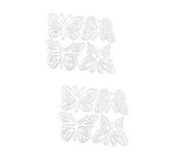 SHINEOFI 2 Set Stampo per A Carta Fustelle per Il Taglio delle Carte Morire Fustelle per Scrapbooking Fustelle Riutilizzabili Fustellatrice Fustelle per Album 4 Pezzi * 2