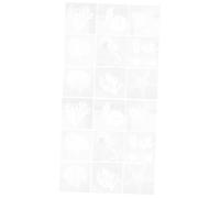 SHINEOFI 2 Set Stencil Modello A Getto D'Inchiostro Cavo Conchiglie Decorazione Rete Costiera Pesce Mare Oceano Sabbia Spiaggia Busta Modello Stencil Fai da Te Stencil 9 Pezzi*2
