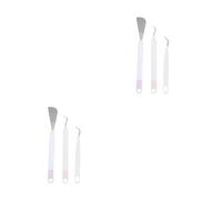 SHINEOFI 2 Set Strumenti Fai da Te Disco per Diserbo Artigianato Giardinaggio Vinile Strumento per Diserbo Spatola in Vinile Accessori in Vinile Strumento per Intaglio di 3 Pezzi * 2
