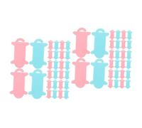 SHINEOFI 2 Set Tavola di Avvolgimento in Lana Avvolgitore Lana Filo da Cucito Infila Porta Rocchetto di Filo Bobina di Filato Bobina di Tessitura del Filato del Filo Plastica 50 Pezzi * 2