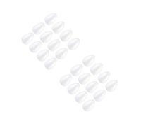 SHINEOFI 2 Set Uova di Pasqua Easter Egg Pasqua Compilabile Mestiere di Pasqua Cestino Fai da Te Spuma Uova Dipingere Le Uova Forniture Pasquali Polistirolo Bianca 12 Pezzi * 2