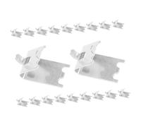 SHINEOFI 20 Ganci In Acciaio Inox Per Frigoriferi Congelatori Ripiani Ripiani Per Frigoriferi Supporti Per Ripiani Frigoriferi Commerciali Clip Per Ripiani Frigoriferi Industriali